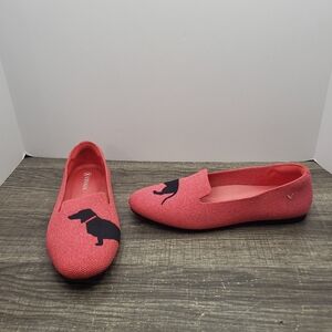 VIVAIA Audrey Dachshund Dog Loafers Slip On Shoe's Women's Size 5.5 35.5